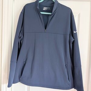 Nike Golf Dark Blue Quarter-Zip Pullover